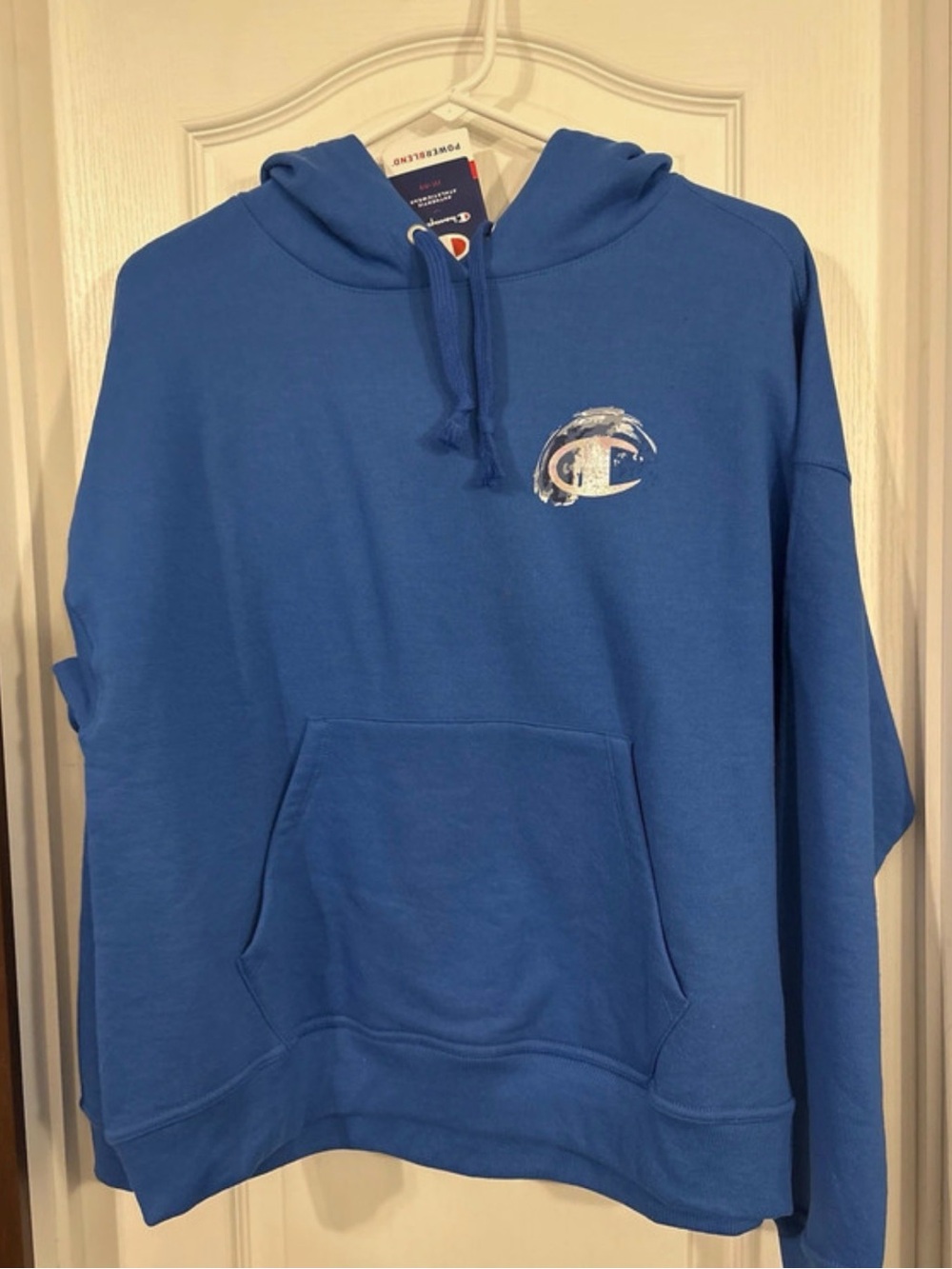 Champion womens Blue Pullover Hoodie